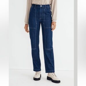 Madewell The Perfect Vintage Straight Jean in Henshaw Wash: Workwear Edition